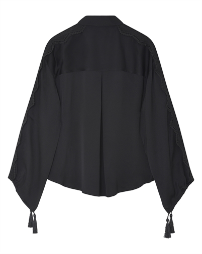 Day Birger et Mikkelsen - Mikana Matte Crepe Bluse - Black